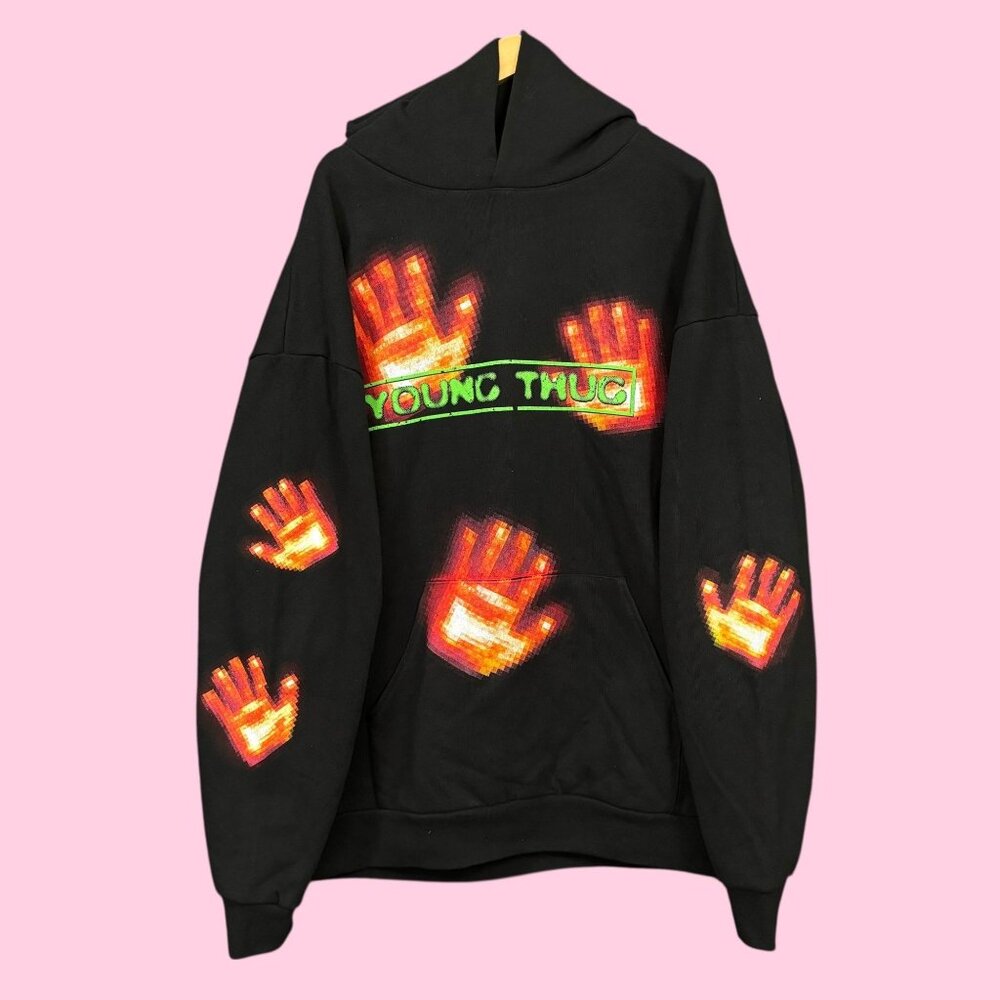 Young Thug UY Scuti Album Hip-Hop Heat Sensor Prints Hoodie XXL